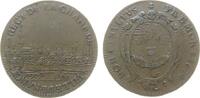 Jetons Jeton Bronze Louis XIV. (1643-1715) - auf die Handelskammer in Nancy, Chambre de Ville de Nancy, Stadtansicht / Wappen, ca. 28,5 MM -