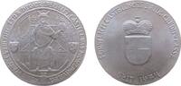 Städte Medaille Silber Castell Grafschaft - auf das 1398 verliehene Münzprivileg, Wappen der Castell'sche Bank / thronender Könige Wenzel, ca. 4 -