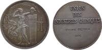 Frankreich Medaille Silber Chemische Industrie - Prämienmedaille verliehen an Pierre Behra, Stele mit der Büste von Lavoisier - daneben Waage und ba -