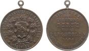 Schweiz tragbare Medaille Bronze Bern - auf das Gründungsjahr 1191, durch Berchtold V - Herzog von Zäringen, Mehrzeiler / Berner Wappen, ca. 33,2 MM, klei -