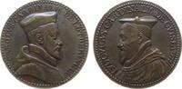 Frankreich Medaille Bronze Guise Louis de - Lorraine Charles de, Lothringen, beider Büsten, ca. 40 MM, Randpunze: Füllhorn (spätere Prägung), kleine -