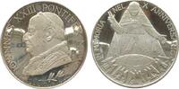 Vatikan Medaille Silber Johannes XXIII (1958-1963), in Erinnerung an seinen 10. Todestag, v. G.M. Monassi, ca. 44 MM, ca. 39,66 Gramm -