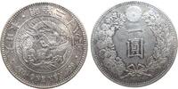 Japan Ag Mutsuhito (1867-1912), Jahr 28, feines Kratzerchen, JNDA 10A 1 Yen 1895 vz/vz+