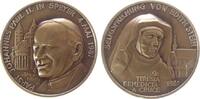 Speyer Medaille Bronze Johannes Paul II (1978-2005) - auf seinen Besuch in Speyer und der Seligsprechung von Edith Stein, Signatur: VS, ca. 40 M -