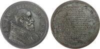 Vatikan Suitenmedaille o.J. Bronze versilbert Paulus IV. (1555-1559), Brustbild nach rechts / Lebensdaten, vz