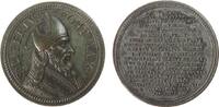 Vatikan Suitenmedaille o.J. Bronze versilbert Liberius (352-366), Brustbild nach rechts / Lebensdaten, Signa vz