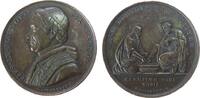 Vatikan Medaille 1846 Bronze Pius IX. (1846-1878) - auf den Gründonnerstag, Brustbild nach links / Chr VF+