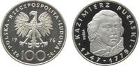 Polen 100 Zlotych 1976 Ag Pulaski, Probe pp 90.87 US$  +  25.12 US$ shipping