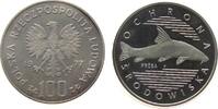Polen 100 Zlotych 1977 Ag Fisch, Patina, Probe pp 97.34 US$  zzgl. 6.49 US$ Versand