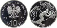 Polen 10 Zlotych 1998 Ag Olympiade Snowboard pp