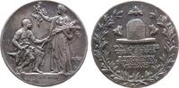 Bayern Medaille Bronze versilbert Bayern - des Bayrischen Industriellen Verbandes für langjährige Dienste, Bienenkorb / Frauengestalt und Schmie -