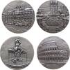 Italien Satz zu 4 Medaillen o.J. Silber Rom - berühmte Bauwerke, Trevi B... 639.06 US$  +  shipping