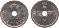 Norwegen 25 Öre 1947 KN Haakon VII, winziger Stempelriß unz 42.23 US$  zzgl. 4.49 US$ Versand