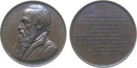 Frankreich Medaille Bronze Strasbourg (Straßburg) - auf die 300-Jahrfeier des Gymnasiums, Brustbild des ersten Rektor Johannes Sturm nach links / Me -