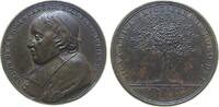 Frankreich Medaille Bronze Porte Antoine de la - französischer Kanoniker, Brustbild nach links / Baum, unsigniert, ca. 41,2 MM, feine Kratzer, Schrö -