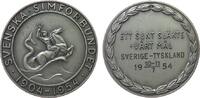 Schweden Medaille Bronze versilbert Schwimmverband - auf den 50. Jahrestag, und auf den Wettkampf Schweden - Deutschland, Neptun auf Seepferdch -