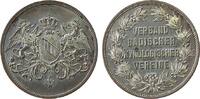 Tiere Medaille Bronze versilbert Verband Badischer Kynologischer Vereine, Wappen / Mehrzeiler, ca. 33,5 MM, kleiner Korrosionsfleck -