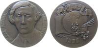 Rußland Medaille Bronze Brodski Isaak Israilewitsch (1884-1939) - russischer Künstler, Büste von vorn / Malerutensilien, ca. 60 MM -