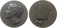 Rußland Medaille Bronze Obuchowa Nadeschda Andrejewna (1886-1961) - russische Opernsängerin, auf Ihren 100. Geburtstag, Büste nach links / Blumen -