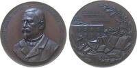 Schweiz Medaille Bronze Morel-Fatio Arnold (1813-1887) - Schweizer Historiker und Numismatiker, Waadt, Brustbild halblinks / Münzen und Bücher au -