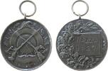 Schützen tragbare Medaille Silber Nazza - auf das Schützenfest, gekreuzte Flinten vor Zielscheibe, ca. 28,8 MM, ca. 8,6 Gramm -
