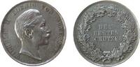 Schützen Schießprämie Silber Wilhelm II (1888-1918) - dem besten Schützen, Brandenburg-Preußen, v. Weigand, ca. 35 MM, ca. 21,9 Gramm, entfernte Öse, -