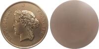 Frankreich Medaille Bronze Republique Francaise, Kopf der Marianne nach links, einseitig, v. Vauthier Galle, ca. 77 MM, ca. 200 Gramm -