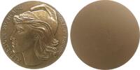 Frankreich Medaille Bronze Republique Francaise - Freiheit, Gleichheit, Brüderlichkeit, Liberté, Égalité, Fraternité, weibliche Büste mit Kappe nach -