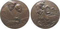 Medicina in nummis Medaille Bronze Ehrlich Paul (1854-1915) und Hata Sahachiro (1873-1938) - auf die Erfindung des Syphilismedikaments Salvarsans, Medicina -