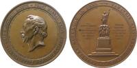 Tschechoslowakei Medaille Bronze Radetzky von Radetz Josef Graf (1766-1858) - anlässlich der Errichtung seines Denkmals in Prag, eine Widmung des Kunstver -