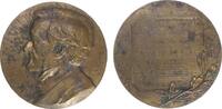 Musik Medaille Bronze Wagner Richard (1813-1883) - auf die Meistersinger von Nürnberg, Musiker, Bayreuth, Büste nach links / 3 Notenzeilen mit -