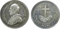 Vatikan Medaille Silber Leo XIII (1878-1903) - auf sein 50. Priesterjubiläum, Brustbild nach rechts / Kreuz auf Wolken, v. Bianchi, ca. 30,6 MM, -