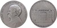 Vatikan Suitenmedaille Silber Leo XIII (1878-1903) - Urbis et Orbis Centrum, Brustbild nach links / Ansicht des Petersdomes, v. Placht / Hartig, ca. 40 -