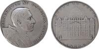 Vatikan Suitenmedaille Silber Benedikt XV (1914-1922) - Urbis et Orbis Centrum, Brustbild nach rechts / Ansicht des Petersdomes, v. Placht / Hartig, ca -