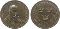 Schweden Medaille Bronze Gustav II. Adolph (1611-1632) - auf den 300. Jahrestag des Aufenthalts in Nürnberg, Brustbild halbrechts / drei Kronen, c -