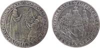 San Marino Medaille Silber San Marino, San Marino steht nach rechts und segnet zwei Kinder, die Bögen halten, im Hintergrund der Berg Titano / die -