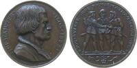 Schweiz Medaille Bronze Stampfer H.U. (1505-1585) - gestiftet von der Schweizer Numismatischen Gesellschaft, Büste nach rechts / Schwurszene, v. -