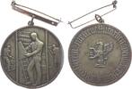 Berlin tragbare Medaille Silber Berlin - Buchdruckerverein für treue Mitarbeit, Szenen aus der Druckerein / Greif, v. Morin, ca. 46,8 MM, ca. 46,4 Gramm, -