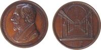 Belgien Medaille Bronze Cluysenaar Jean Pierre (1811-1880) - belgischer Architekt, gewidmet von der Société Royale de la grande harmonie de Bruxe -