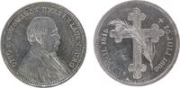 Bismarck Medaille Silber Bismarck (1815-1898) - auf seinen Tod, Brustbild nach rechts / Kreuz mit Lebensdaten, v. Lauer, ca. 33,5 MM, ca. 18,2 Gra -
