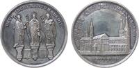 Reformation / Religion Medaille Silber Würzburg Bistum - auf die 1000-Jahrfeier, Georg Anton von Stahl (1840-1870), Domansicht / die drei fränkischen Heiligen, -