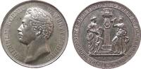 vor 1914 Medaille Silber Wilhelm I. (1816 - 1864) - auf sein 25jähriges Regierungsjubiläum, Büste nach links / Wirtembergia und Clio zu den Seiten -