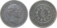 Wilhelm II. (1888-1918) Medaille Silber Wilhelm II. (1888-1918) - auf die Reisen seiner Majestät, Brandenburg-Preußen, Büste nach rechts / die 12 Wappenschilde d -