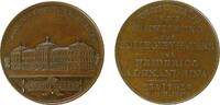 Städte Medaille Bronze Erlangen - auf die Einweihung des neuen Collegienhauses, Gebäudeansicht / Mehrzeiler, v. Lauer, ca. 42,5 MM -
