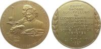 Städte Medaille Bronze vergoldet Ludwigshafen - auf die I. Ausstellung für Hotel- , Gastwirtsfach und Kochkunst, Koch und Kellner nach links / M -
