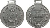 Schützen tragbare Medaille Zinn Leopold Friedrich (1817-1871) - auf das Vereinsfest der Anhaltischen Schützen, Anhalt - Dessau, Gekröntes Monogramm / Mehrz -