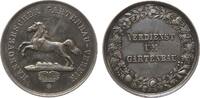Medaille 1908 Landwirtschaft Silber Hannoverscher Gartenbau Verein - Verdienst um Gartenbau, Braunschweig und Lüneburg - Hannover, Niedersachsenr...