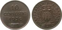 San Marino 10 Centesimi Br Wappen -
