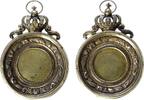 Belgien tragbare Medaille Bronze vergoldet (?) Scheldewindeke - aen Asper, / 13. September 1874, Flandern, Gravur, ca. 60 MM, Höhe bis Öse: ca. 85 MM, ca. -