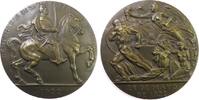 Ecuador Medaille Bronze Pichincha - auf den 100. Jahrestag der Schlacht, General Antonio Sucre mit Schwert zu Pferd nach rechts / geflügelte Sieg -